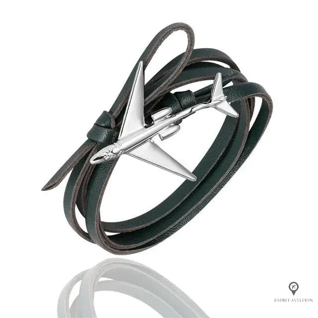 Bracelet Avion Homme Vert 3 Bracelet Avion Homme Vert