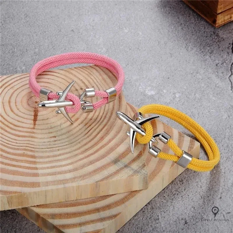 Bracelet Avion Jaune 4 Bracelet Avion Jaune – Image 2