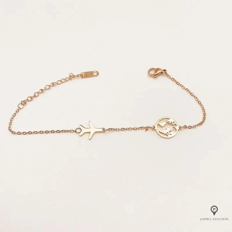 Bracelet Avion Terre 3 Bracelet Avion Terre