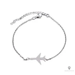 Bracelet Avion En Argent