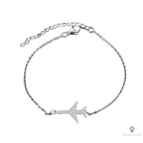 Bracelet Avion En Argent 3 Bracelet Avion En Argent