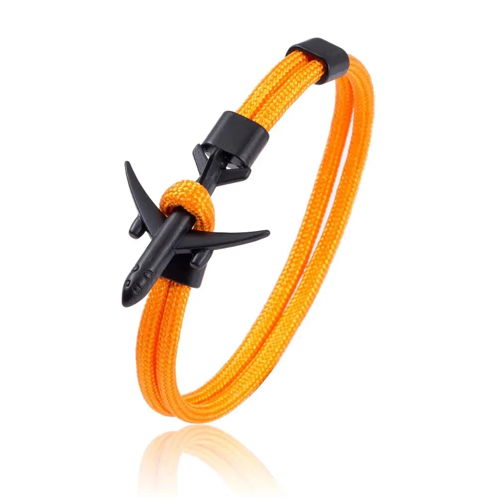 Bracelet Cordage Avion Fluo 6 Bracelet Cordage Avion Fluo – Image 4