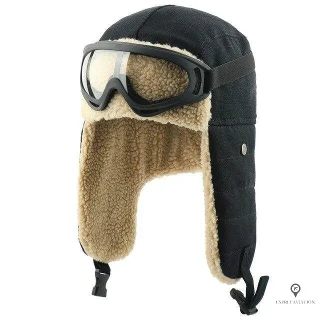 Chapka Aviateur Bonnet Et Lunette 3 Chapka Aviateur Bonnet Et Lunette