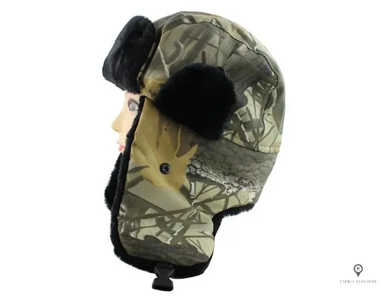 Chapka Aviateur Chasse Camo 4 Chapka Aviateur Chasse Camo – Image 2