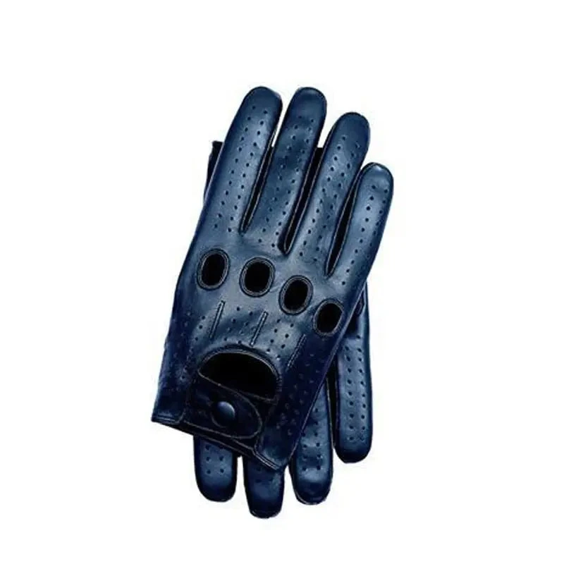 Gants Cuir Homme Hiver Bleu Nuit 3 Gants Cuir Homme Hiver Bleu Nuit