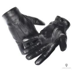 Gants En Cuir Molletonné