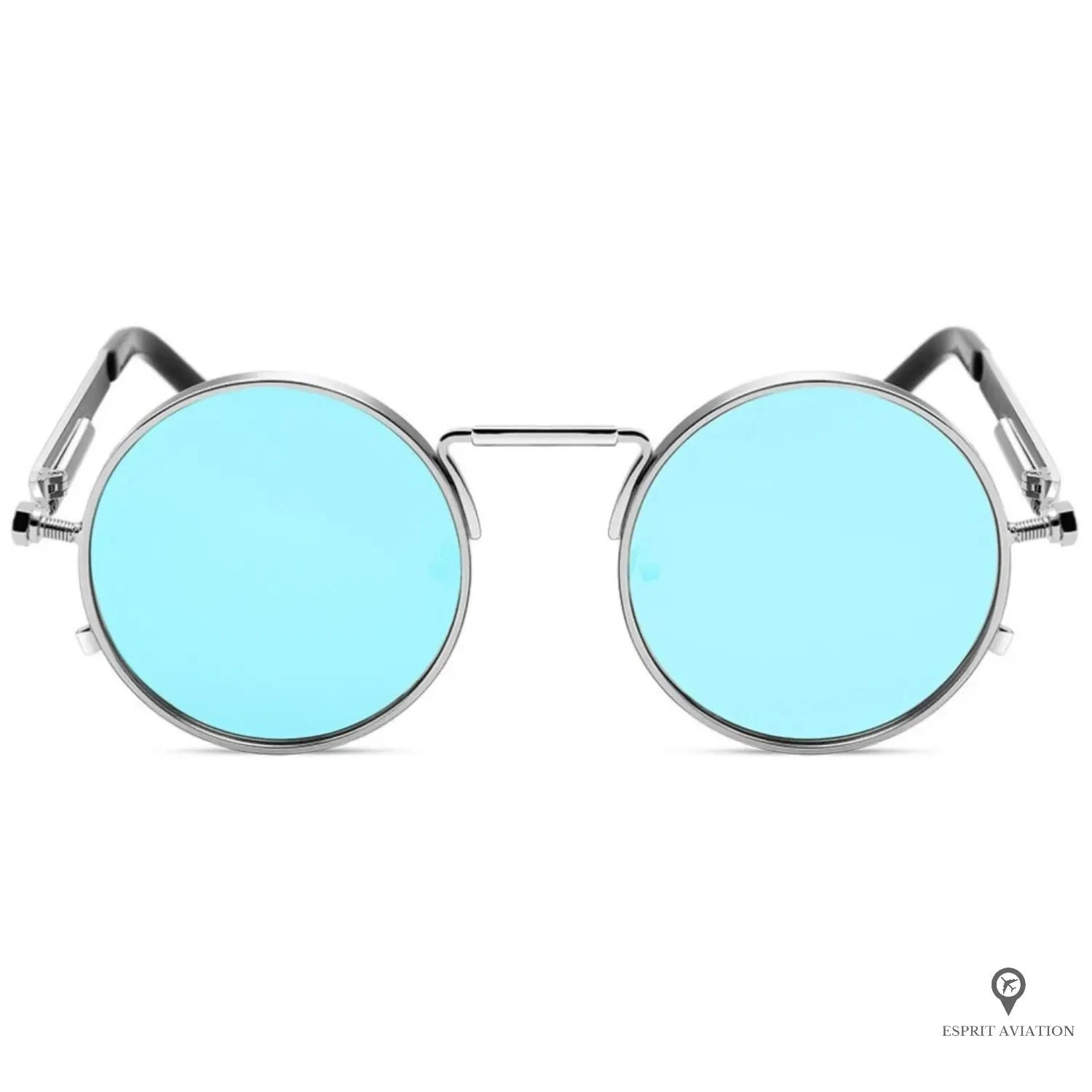 Lunette Aviateur Homme Hippie Bleu 4 Lunette Aviateur Homme Hippie Bleu – Image 2