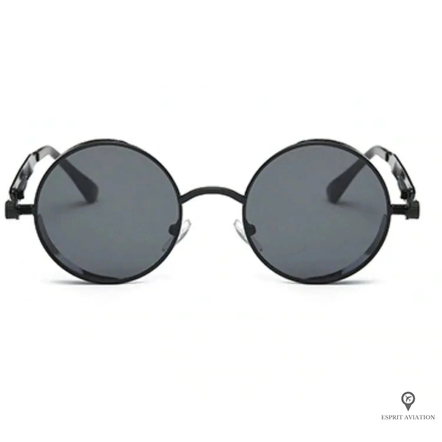 Lunette Aviateur Homme Ronde Grise 4 Lunette Aviateur Homme Ronde Grise – Image 2