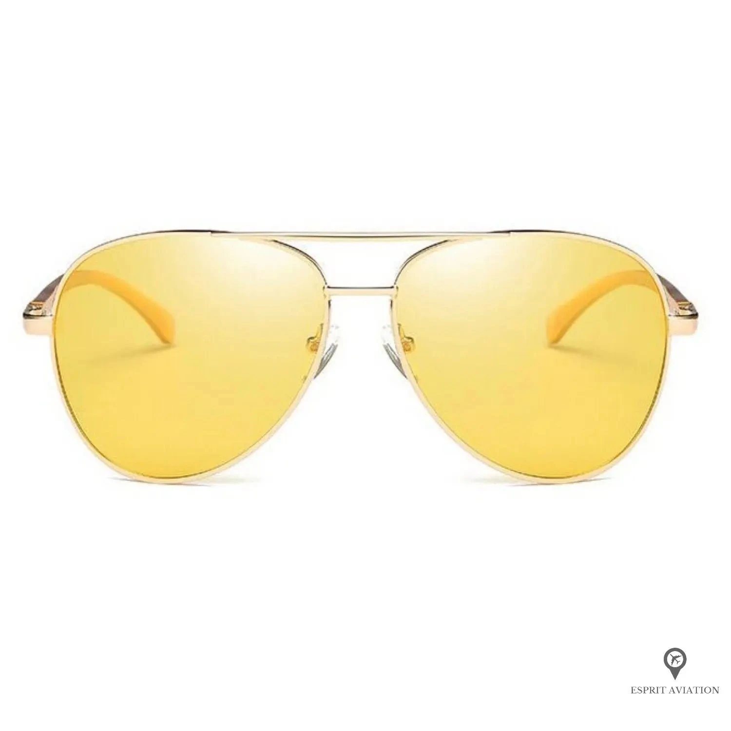 Lunette Aviateur Homme Soleil Doré 4 Lunette Aviateur Homme Soleil Doré – Image 2