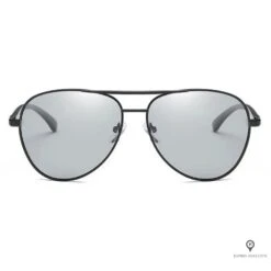 Lunette Aviateur Homme Soleil Verre Gris