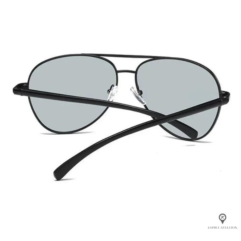 Lunette Aviateur Homme Soleil Verre Gris 4 Lunette Aviateur Homme Soleil Verre Gris – Image 2