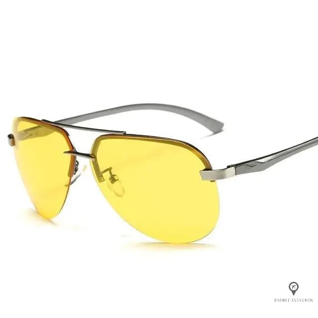 Lunette Aviateur Verre Jaune 3 Lunette Aviateur Verre Jaune
