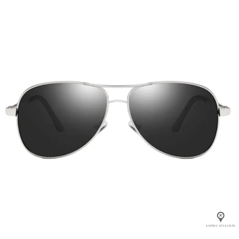 Lunette Soleil Noir Aviator 4 Lunette Soleil Noir Aviator – Image 2