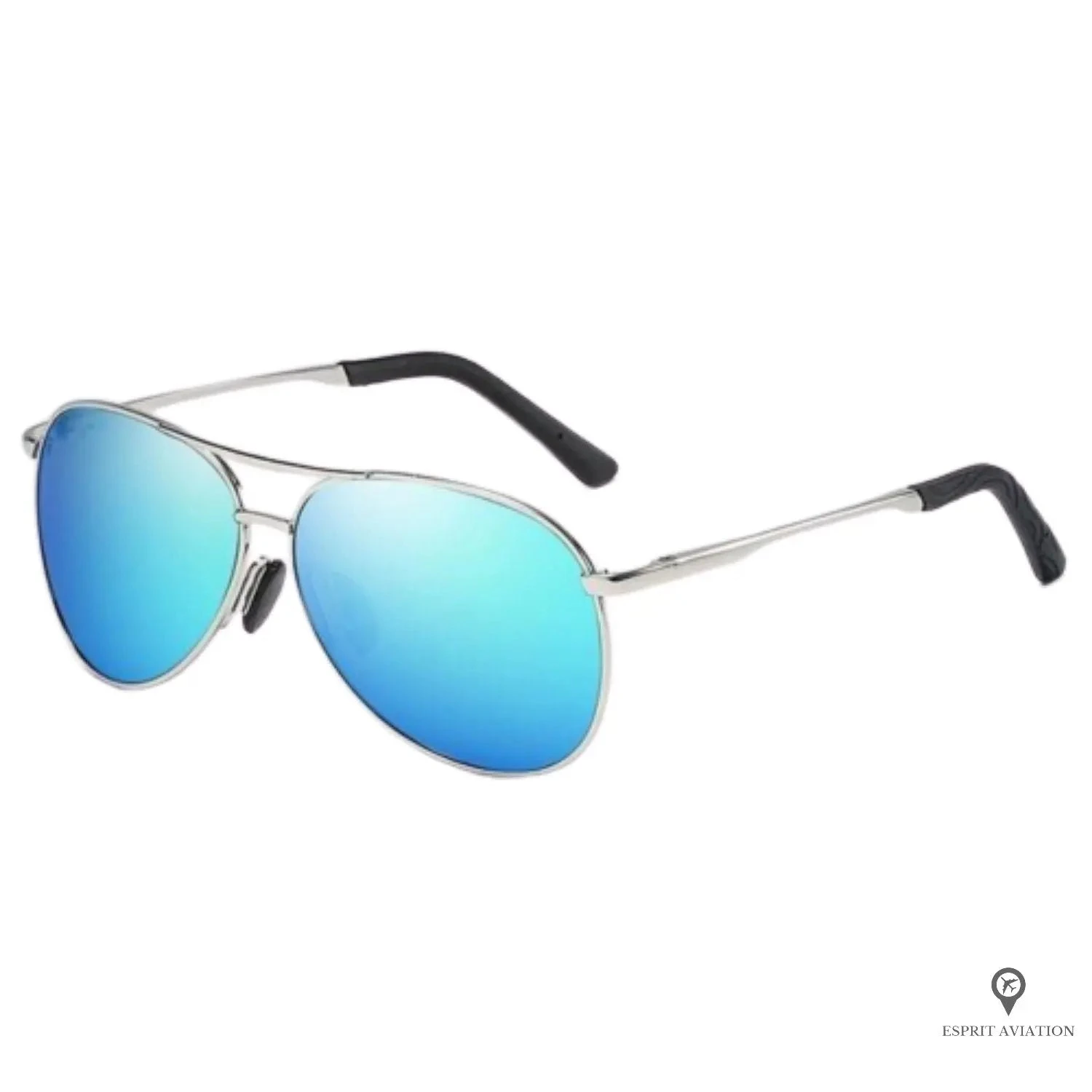 Lunette De Soleil Aviateur Homme Bleu 4 Lunette De Soleil Aviateur Homme Bleu – Image 2