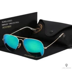 Lunettes De Soleil Aviateur Bleu Homme