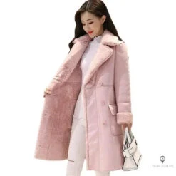 Manteau Aviateur Femme Rose