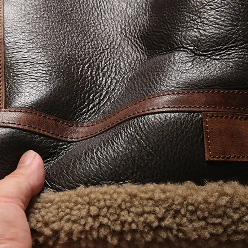 Manteau Aviateur Homme De Luxe 7 Manteau Aviateur Homme De Luxe – Image 5