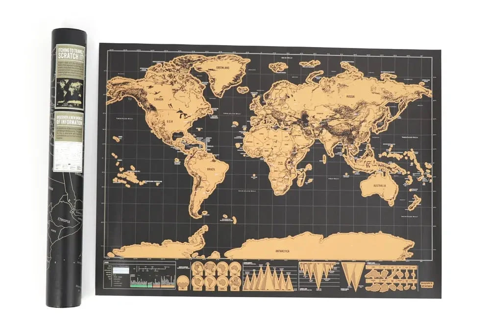 Carte Du Monde à Gratter 4 Carte Du Monde à Gratter – Image 2