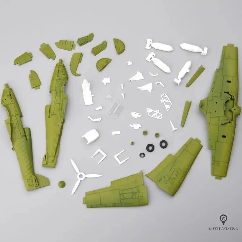 Maquette Chasseur Hurricane Argenté 5 Maquette Chasseur Hurricane Argenté – Image 3