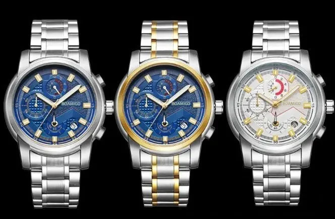 Montre Aviateur Argent Économique 4 Montre Aviateur Argent Économique – Image 2