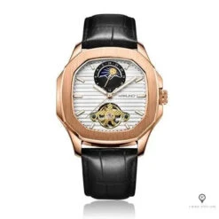 Montre Aviateur Automatique Cuir Carré