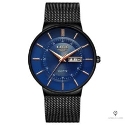 Montre Aviateur Bracelet Noir