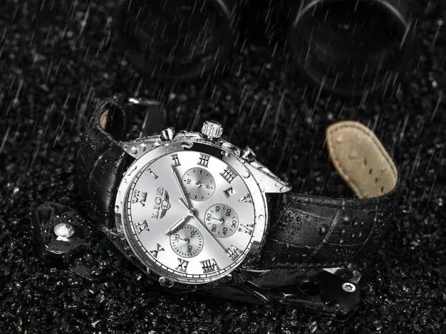 Montre Aviateur Cadran Chiffre Romain 5 Montre Aviateur Cadran Chiffre Romain – Image 3