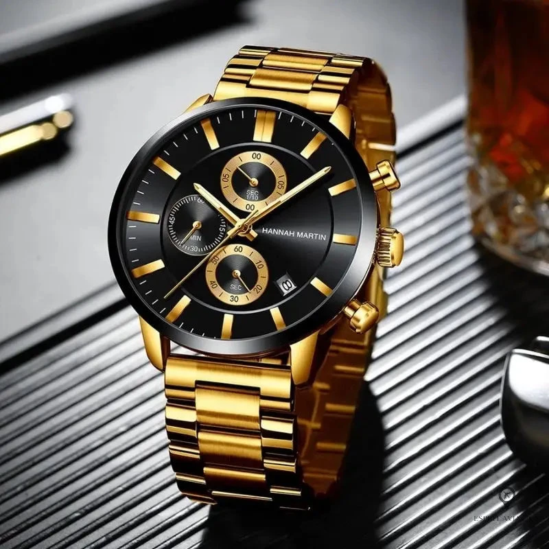 Montre Aviateur Cadran Jaune 4 Montre Aviateur Cadran Jaune – Image 2