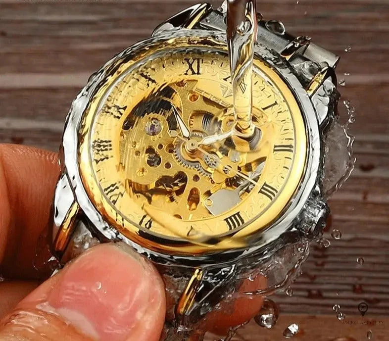 Montre Aviateur Hardlex Squelette 5 Montre Aviateur Hardlex Squelette – Image 3