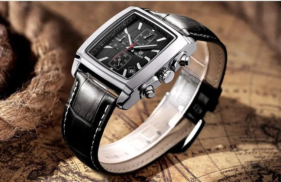 Montre Aviateur Homme Cadran Avion 4 Montre Aviateur Homme Cadran Avion – Image 2