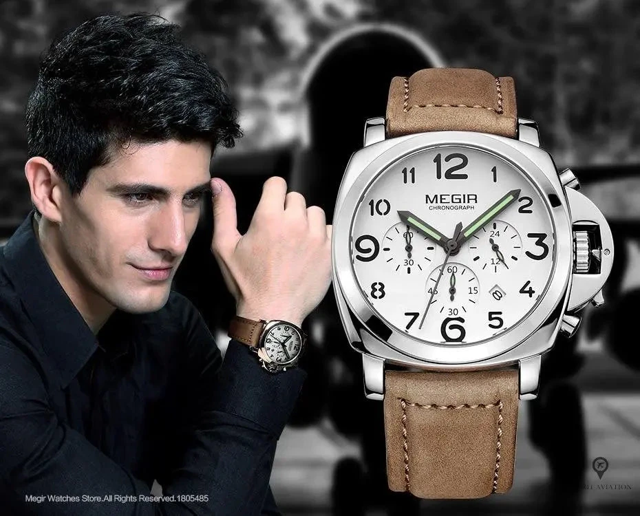 Montre Aviateur Pilote Français 7 Montre Aviateur Pilote Français – Image 5