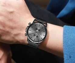 Montre Aviateur Quartz Acier Noir 10 Montre Aviateur Quartz Acier Noir -Esprit Aviation Montre Aviateur Quartz Acier Noir Esprit Aviation 1690000597585