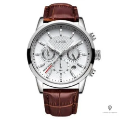 Montre Aviateur Quartz Blanche