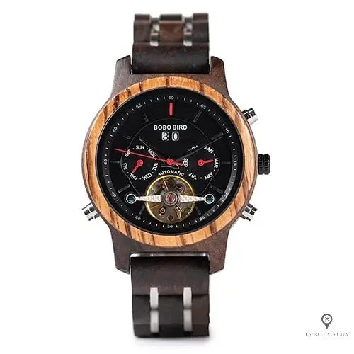 Montre Beluchi En Bois 4 Montre Beluchi En Bois – Image 2