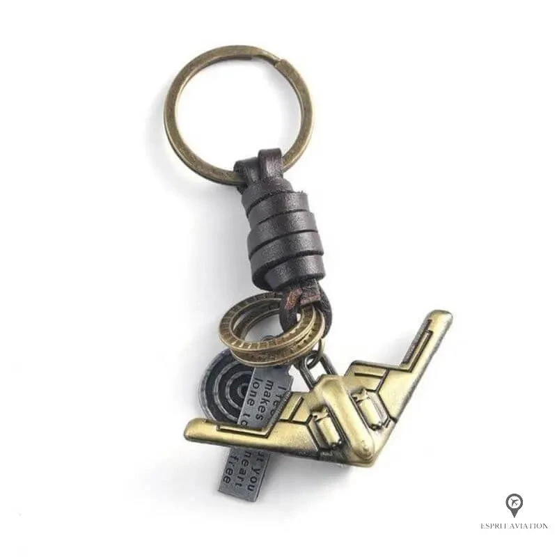 Porte Clés Avion Bombardier Doré 3 Porte Clés Avion Bombardier Doré