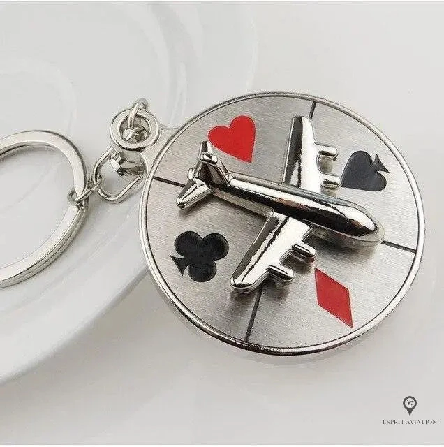 Porte Clés Avion Chance 3 Porte Clés Avion Chance