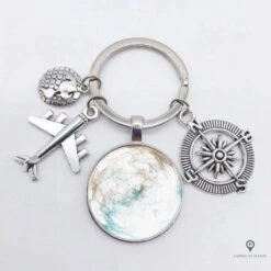 Porte Clés Avion Nuage