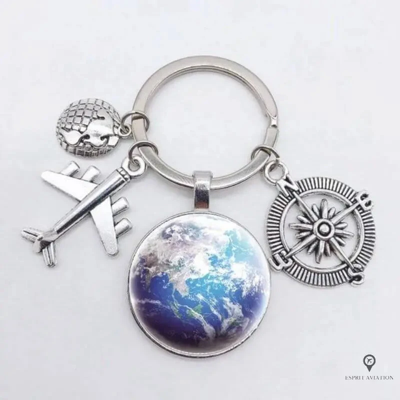 Porte Clés Avion Nuage Terre 3 Porte Clés Avion Nuage Terre