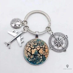 Porte Clés Avion Sol