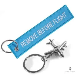 Porte Clés Avion Zinc