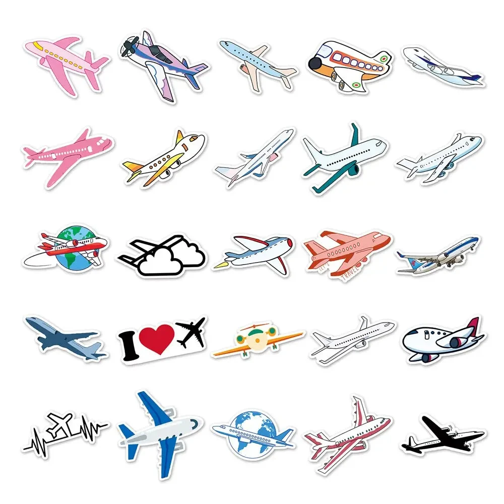 Sticker Avion Cartoon 4 Sticker Avion Cartoon – Image 2