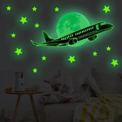 Sticker Fluorescent Avion