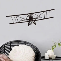Sticker Murale Avion Biplan 11 Sticker Murale Avion Biplan -Esprit Aviation Sticker Murale Avion Biplan Esprit Aviation 1658889443