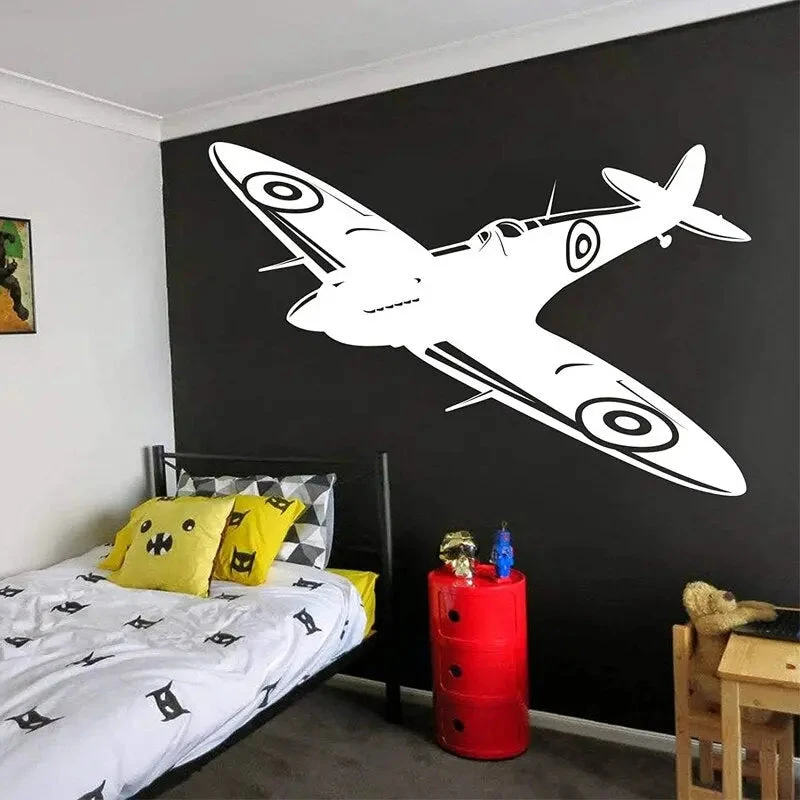 Sticker Murale Avion Spitfire 4 Sticker Murale Avion Spitfire – Image 2