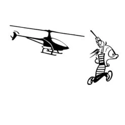 Sticker Murale Hélicoptère