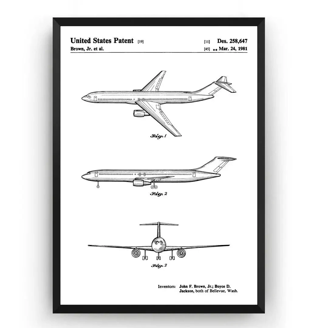 Tableau Avion Vintage Boeing 6 Tableau Avion Vintage Boeing – Image 4