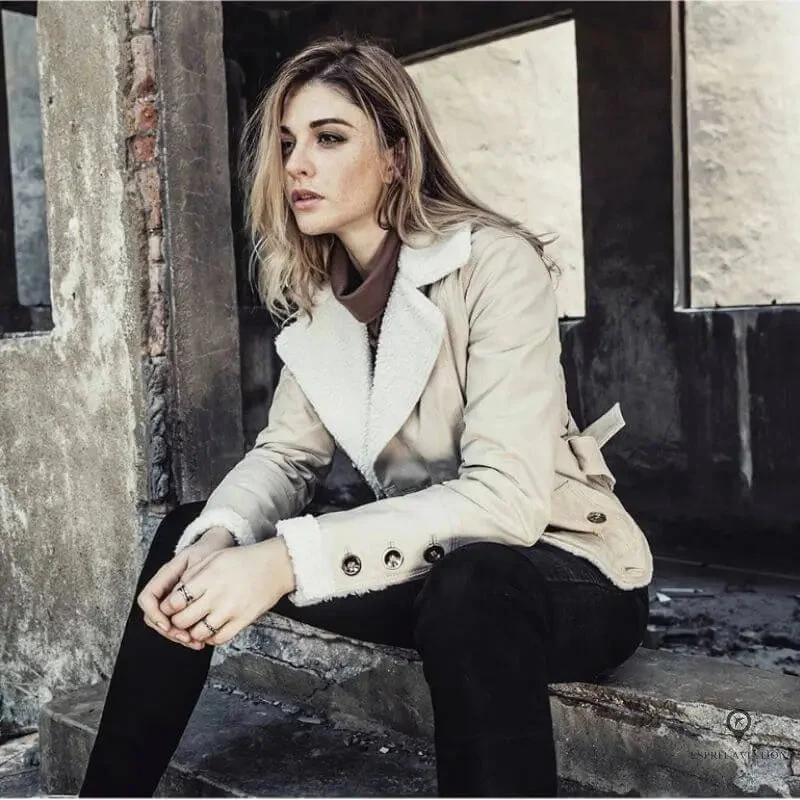 Veste Aviateur Femme Blanche 5 Veste Aviateur Femme Blanche – Image 3