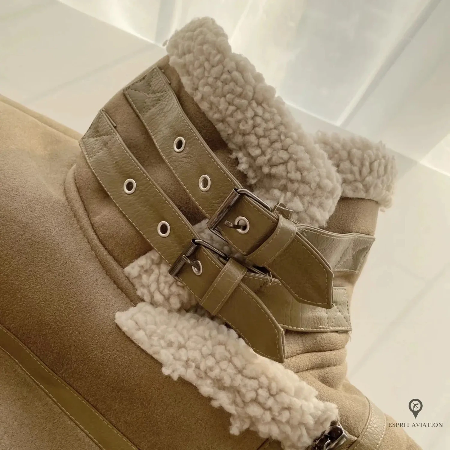 Veste Aviateur Femme Camel 7 Veste Aviateur Femme Camel – Image 5