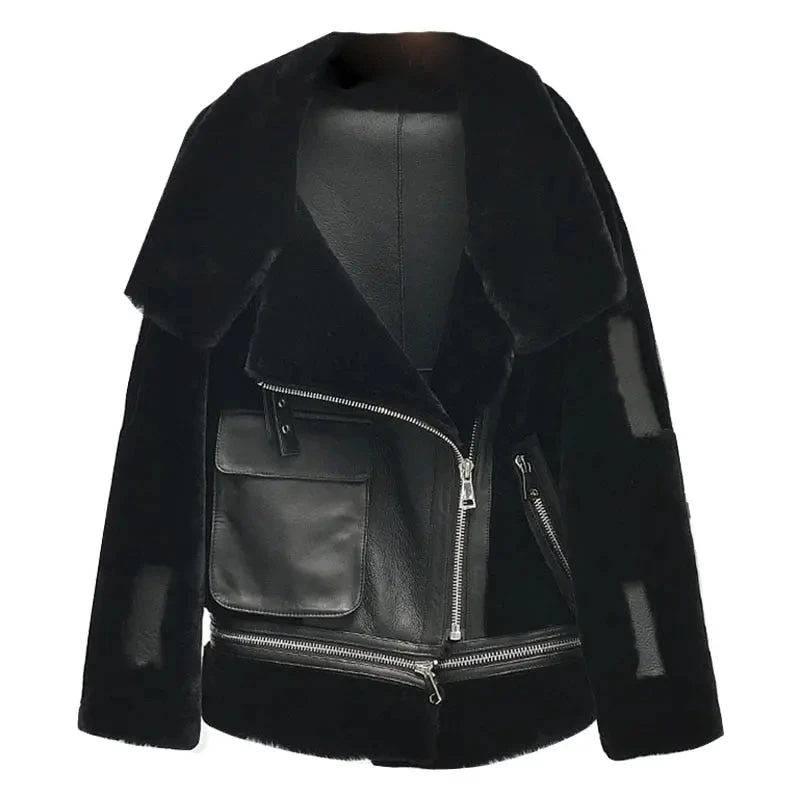 Veste Aviateur Femme Fourrure Synthétique 3 Veste Aviateur Femme Fourrure Synthétique