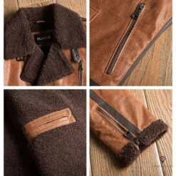 Veste Aviateur Homme Peau De Mouton Marron 10 Veste Aviateur Homme Peau De Mouton Marron -Esprit Aviation Veste Aviateur Homme Peau De Mouton Marron Esprit Aviation 1677215173